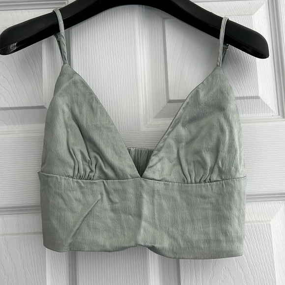 Zara Satin Bralette Top - Picture 1 of 2
